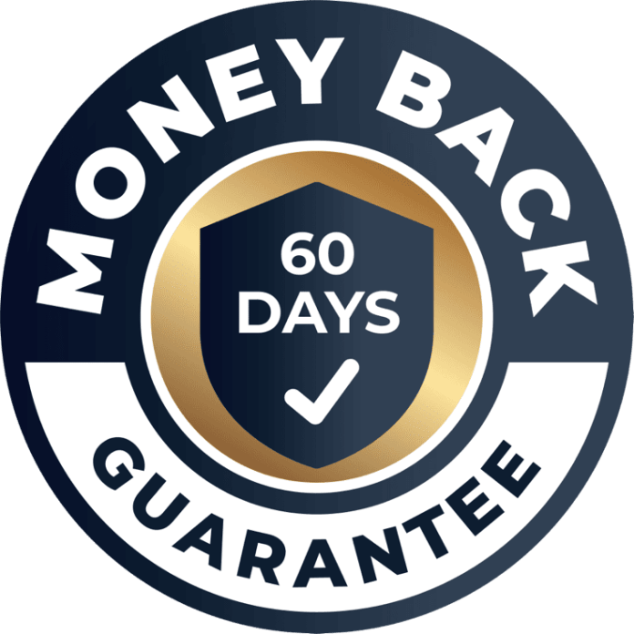  60-day money-back guarantee badge