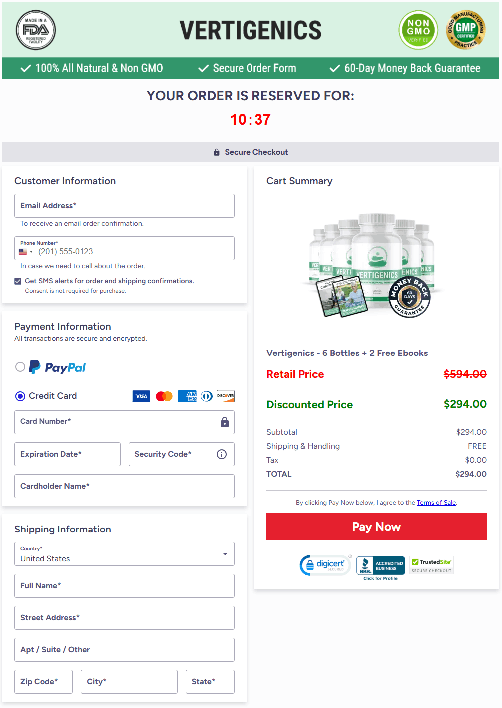 secure checkout